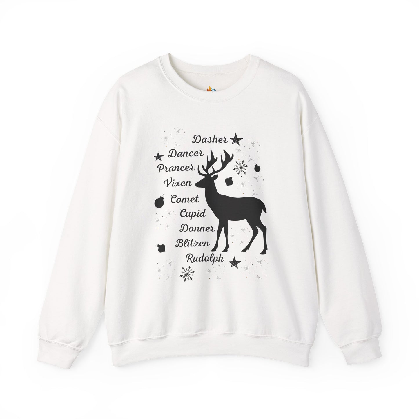 Reindeer, Christmas Sweatshirt, Unisex Crewneck, Holiday Season Outfit, Winter Sweatshirt