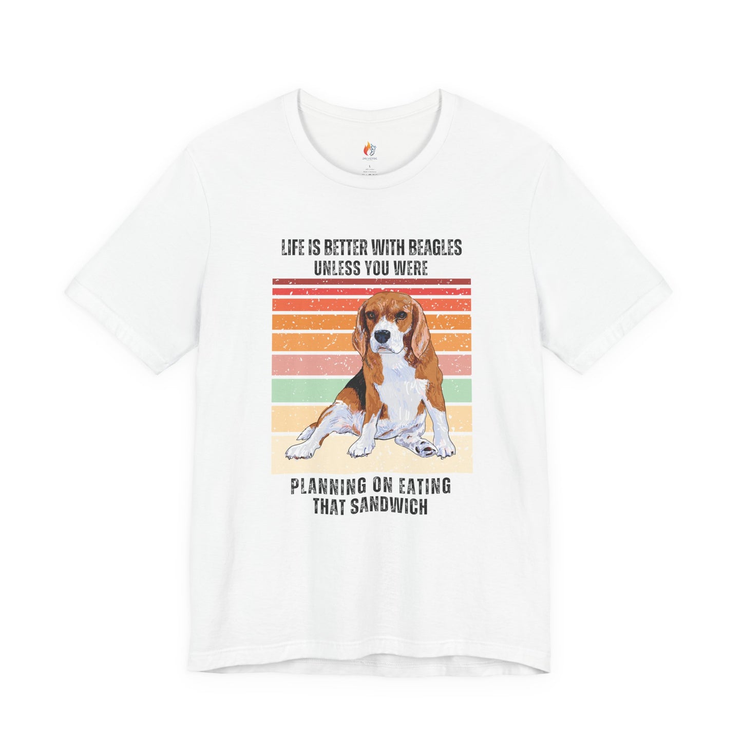 Beagles - Life is better with, Dog Lover T-Shirt - Funny Graphic Tee
