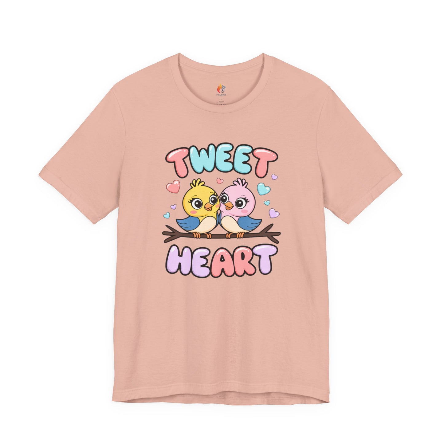 Tweet Heart T-Shirt, Valentine’s Day T-shirt, Cute Valentine Shirt, Love Graphic Tee, Unisex Valentine Outfit, Gift for Him or Her, Romantic Holiday Tee