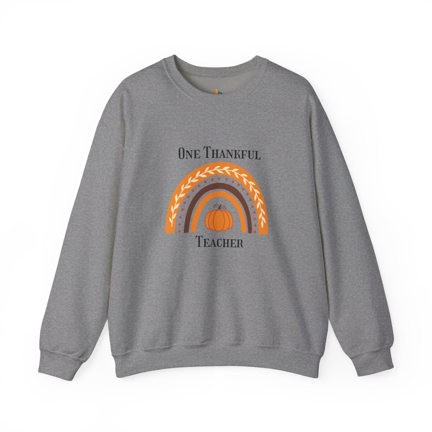 Thankful Teacher, Thanksgiving Sweatshirt, Unisex Crewneck, Fall Season Outfit, Cozy Fall Gift