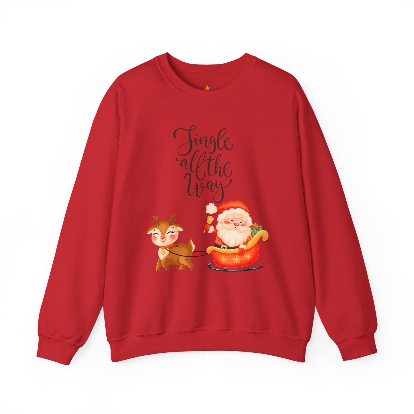 Jingle all the way, Christmas Sweatshirt, Unisex Crewneck, Holiday Season Outfit, Winter Sweatshirt