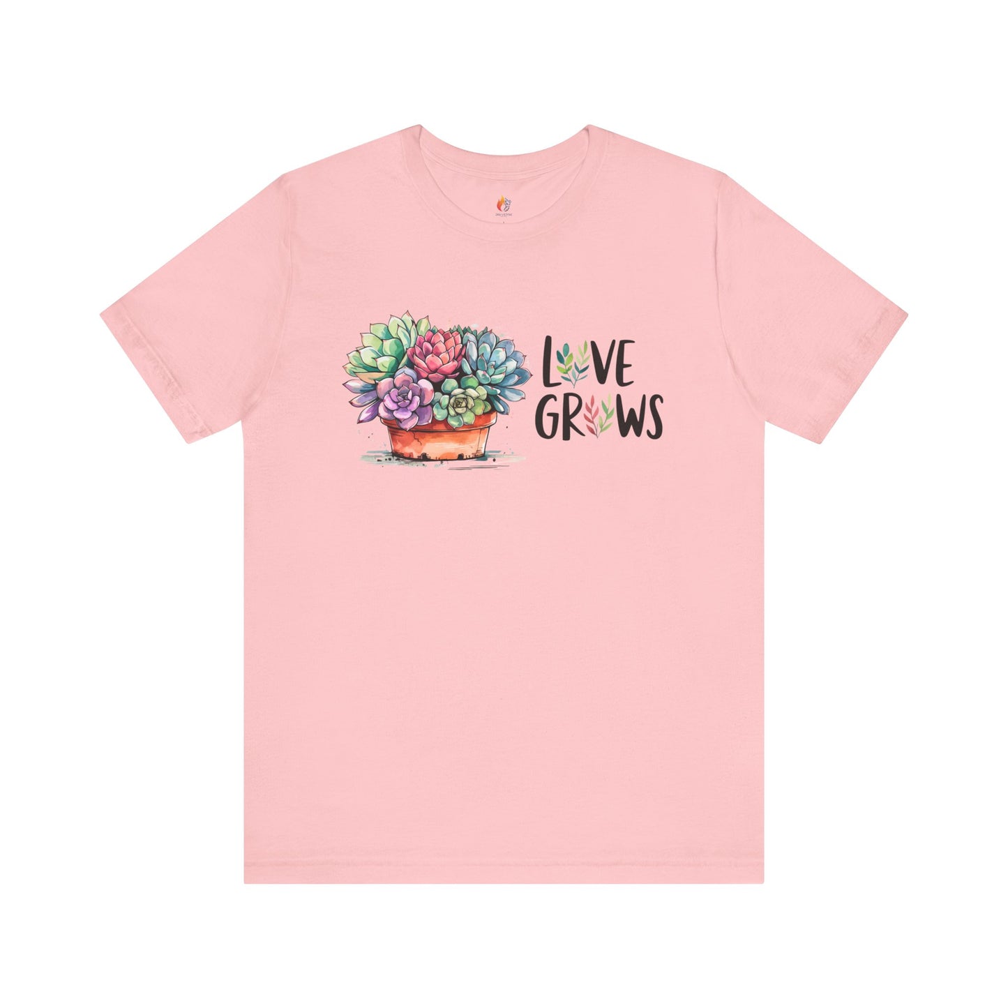Love Grows T-Shirt - Unisex Short Sleeve, Valentines day Gift