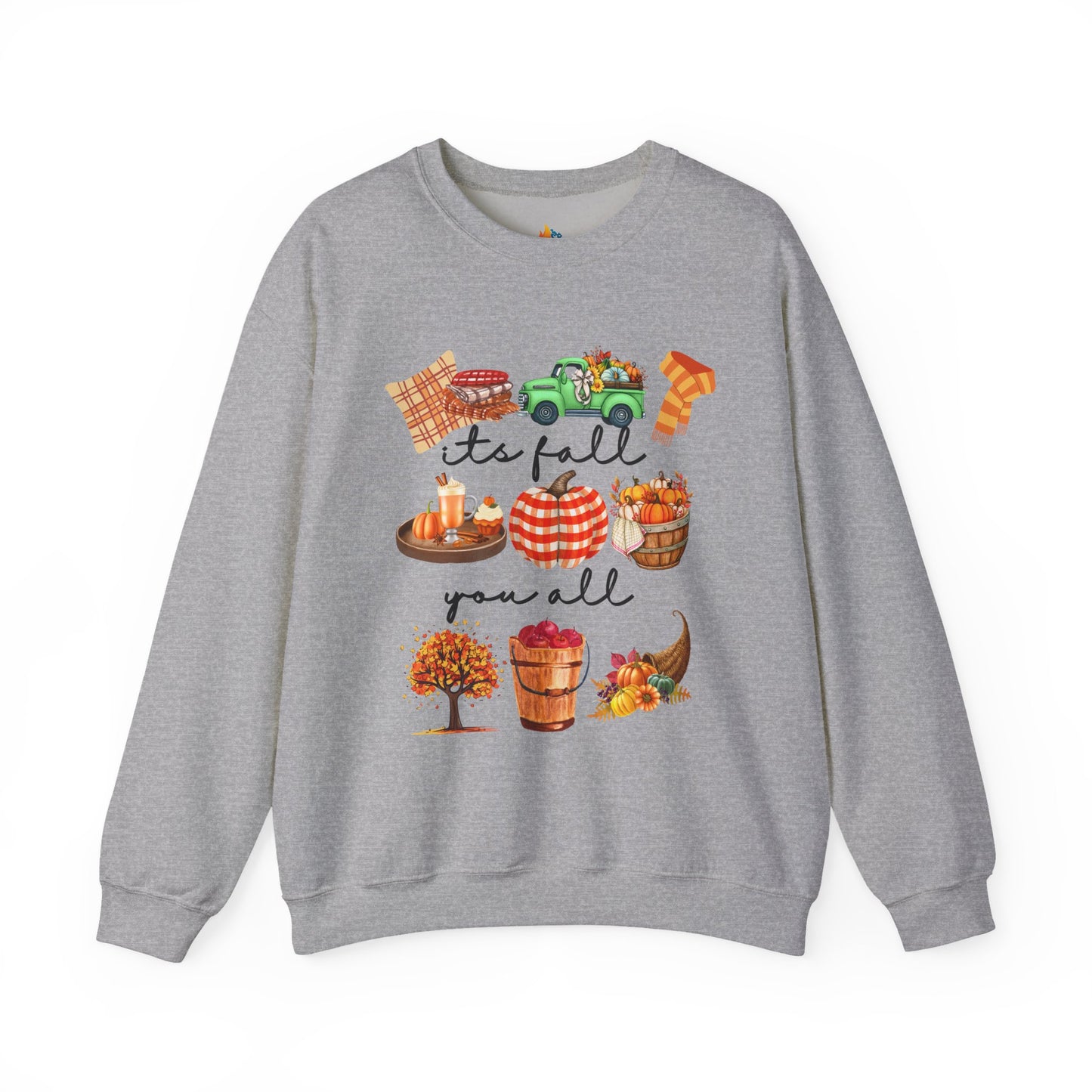 Its Fall Y'all Sweatshirt, Unisex Crewneck, Funny Fall Apparel, Cozy Fall Gift