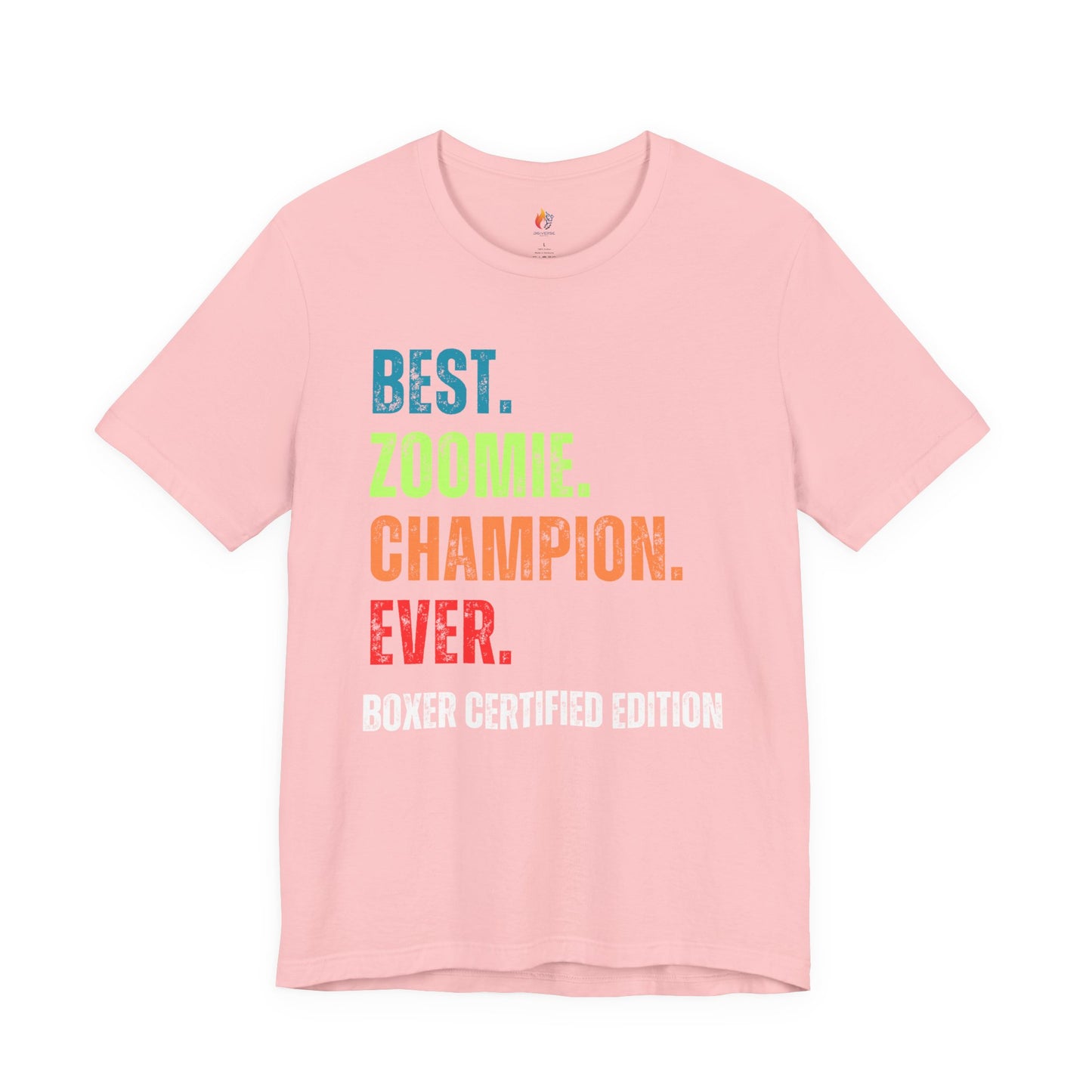 Boxer Dog Lover T-Shirt - "Best zoomie Champion Ever" Graphic Tee