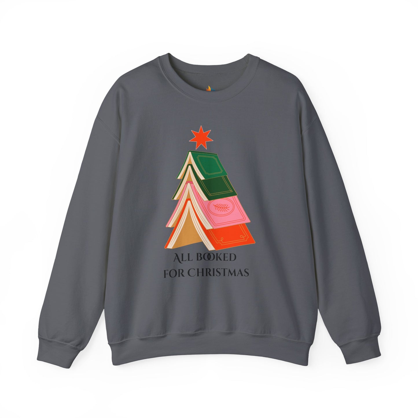 All booked for Christmas Sweatshirt, Unisex Crewneck, Holiday Season Outfit, Winter Sweatshirt