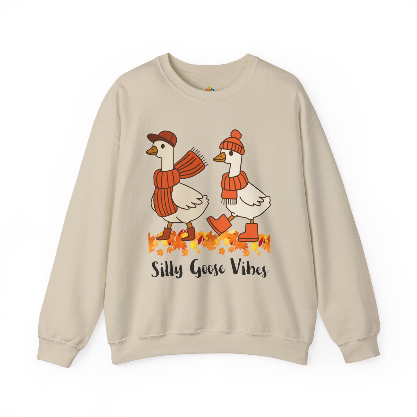 Silly goose vibes Sweatshirt, Unisex Crewneck, Funny Fall Apparel, Cozy Fall Gift