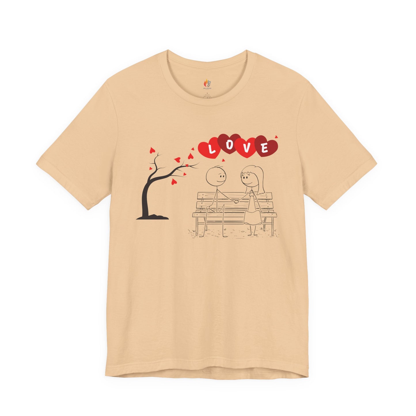 Couple Valentine’s Day T-shirt, Cute Valentine Shirt, Love Graphic Tee, Unisex Valentine Outfit, Gift for Him or Her, Romantic Holiday Tee