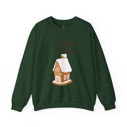 Happy Holidays, Christmas Sweatshirt, Unisex Crewneck, Holiday Season Outfit, Winter Sweatshirt