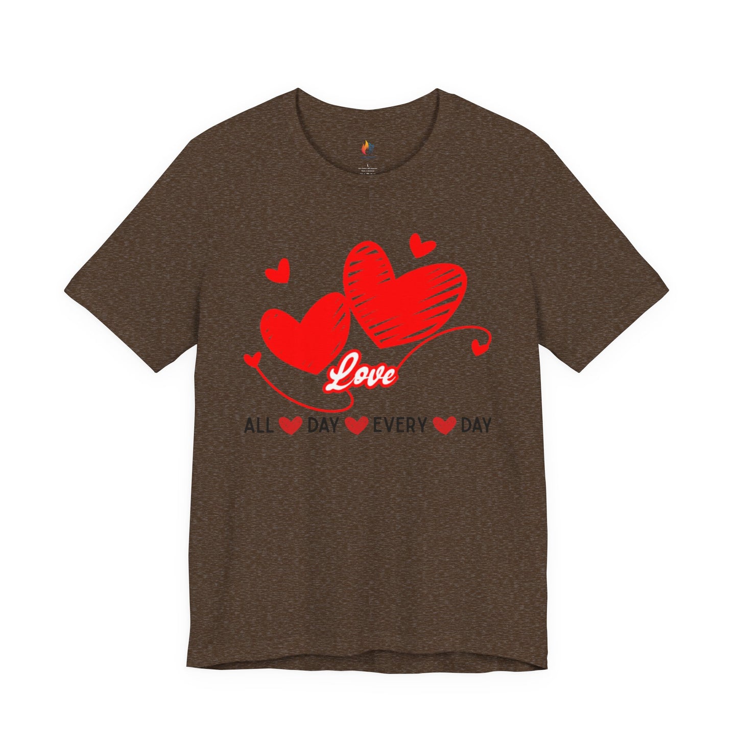 Love T-Shirt, Valentine’s Day T-shirt, Cute Valentine Shirt, Love Graphic Tee, Unisex Valentine Outfit, Gift for Him or Her, Romantic Holiday Tee