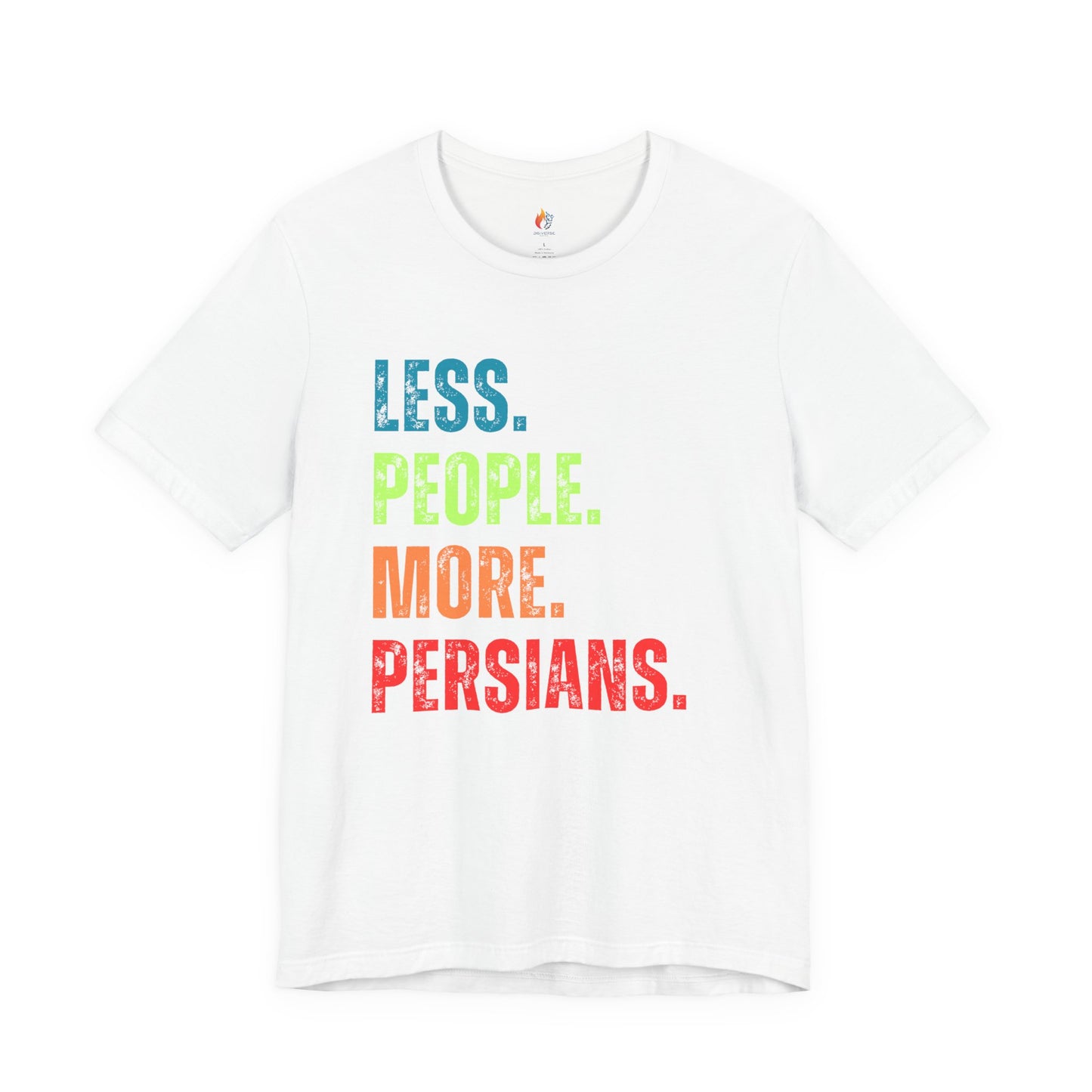 Cat Lover T-Shirt - "Less People More Persians" Graphic Tee
