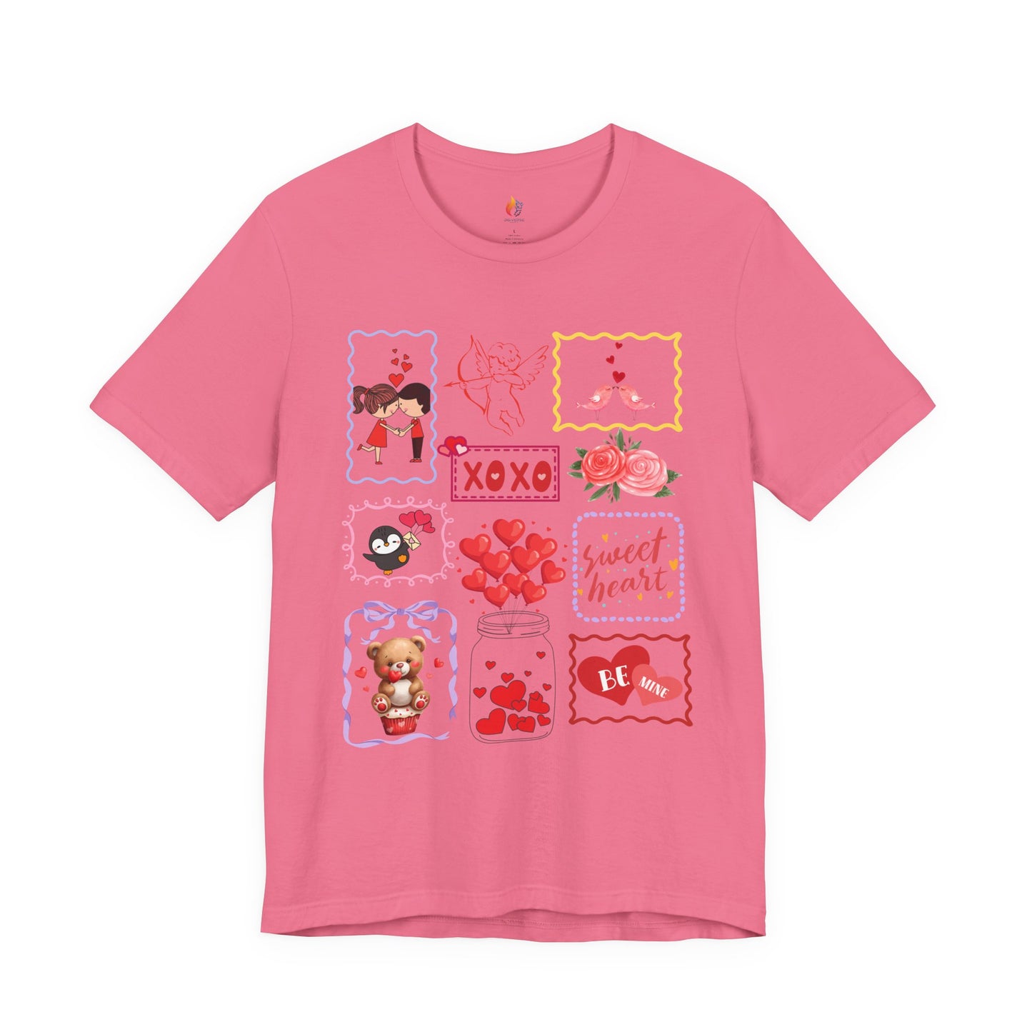 Cute Valentine Shirt, Love Graphic Tee, Unisex Valentine Outfit, Gift for Him or Her, Romantic Holiday Tee