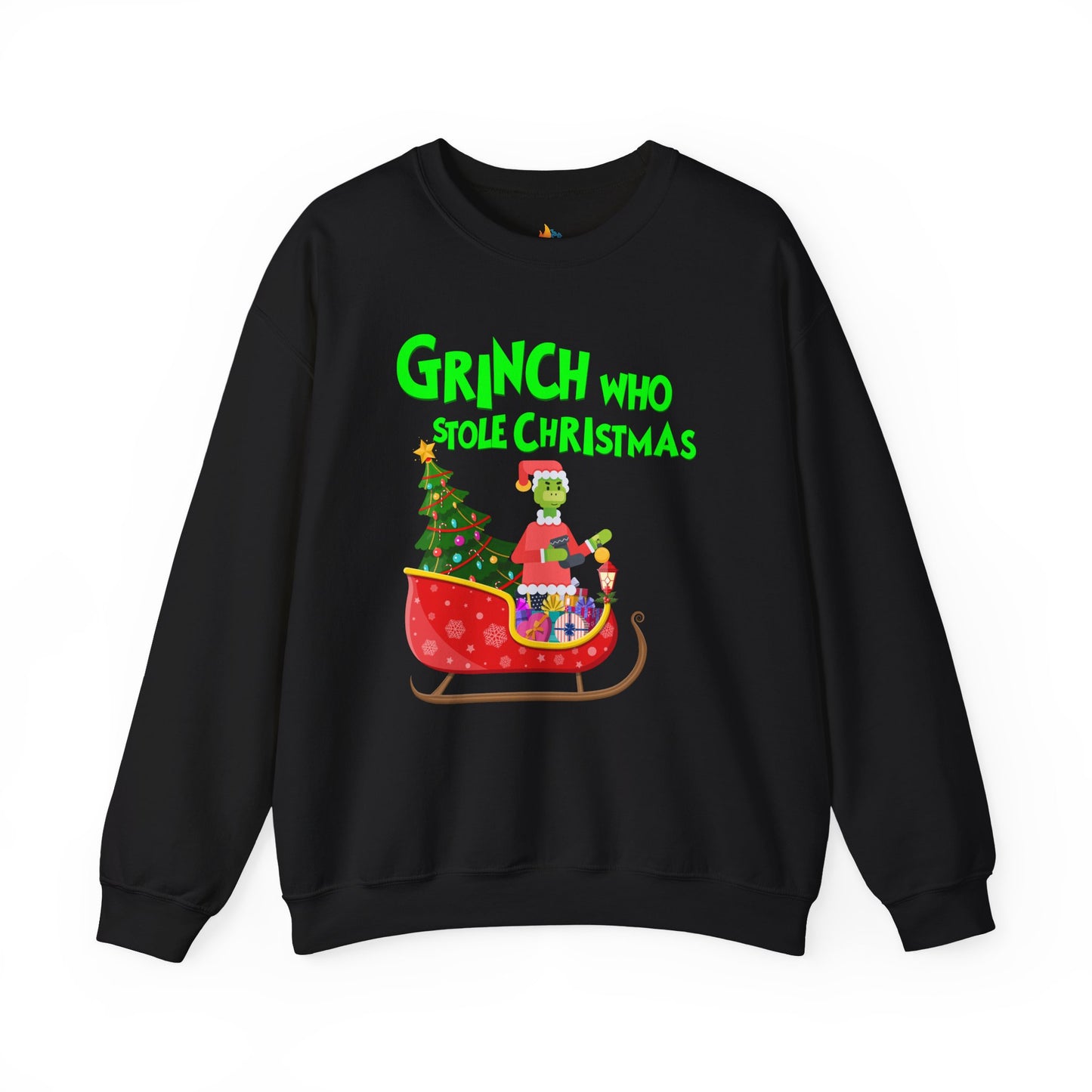 Grinch who stole Christmas Sweatshirt, Unisex Crewneck, Holiday Season Outfit, Winter Sweatshirt