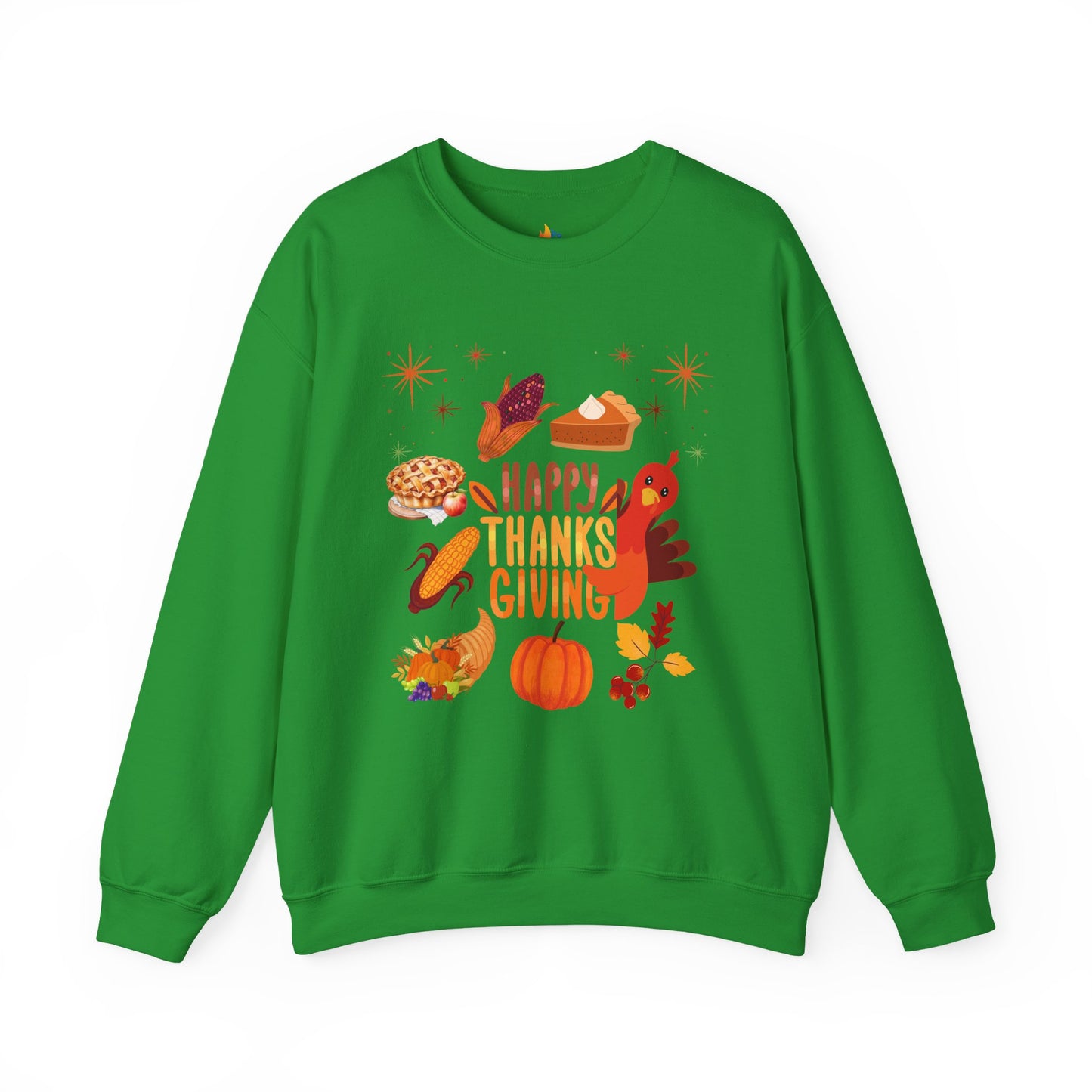 Happy Thanksgiving Sweatshirt, Unisex Crewneck, Fall Season Outfit, Cozy Fall Gift