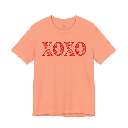 XOXO T-Shirt, Valentine’s Day T-shirt, Cute Valentine Shirt, Love Graphic Tee, Unisex Valentine Outfit, Gift for Him or Her, Romantic Holiday Tee