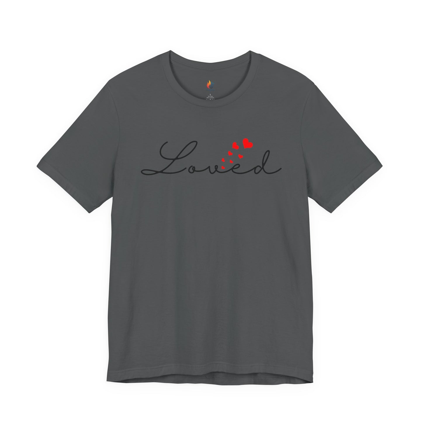 Loved T-Shirt, Valentine’s Day T-shirt, Cute Valentine Shirt, Love Graphic Tee, Unisex Valentine Outfit, Gift for Him or Her, Romantic Holiday Tee
