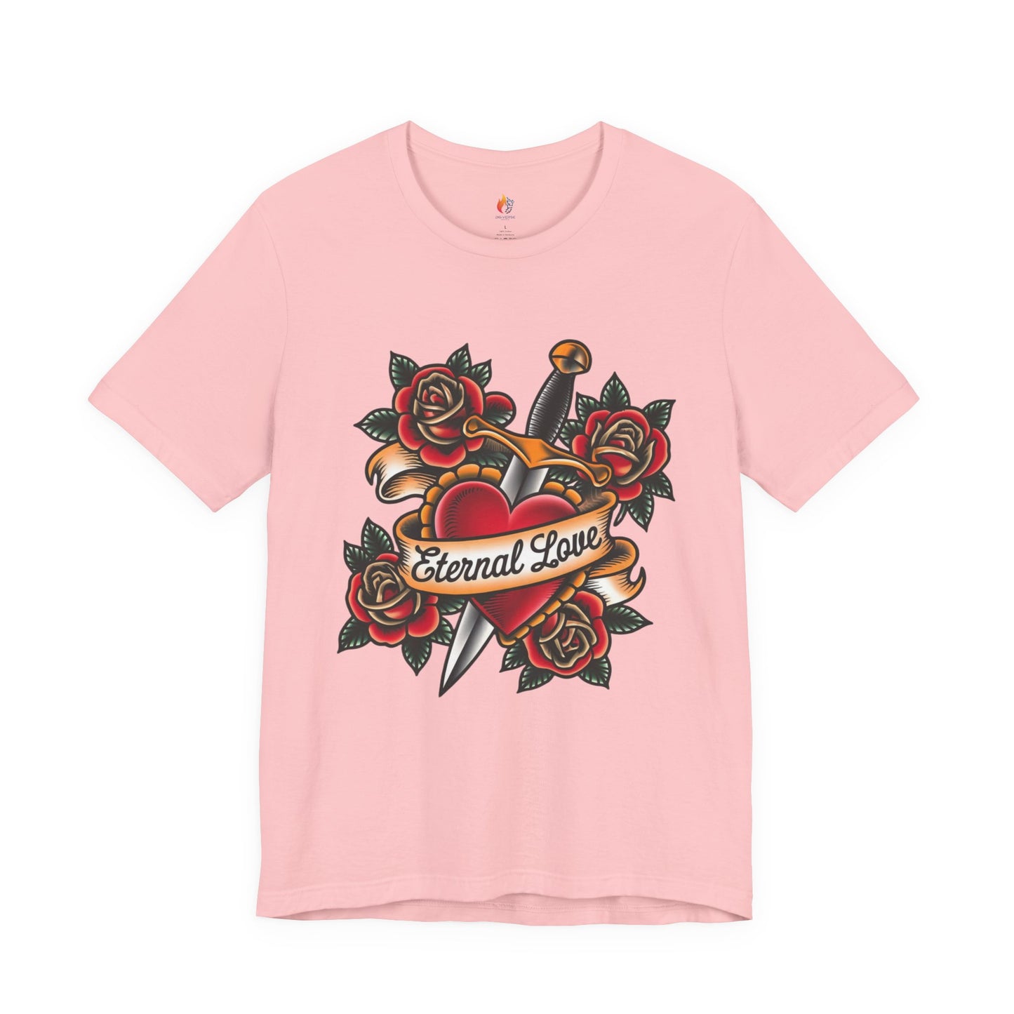 Eternal Love T-Shirt - Unisex Valentine Outfit, Valentine's day Gift, Valentine’s Day T-shirt, Cute Valentine Shirt, Gift for Him or Her,  Romantic Holiday Tee