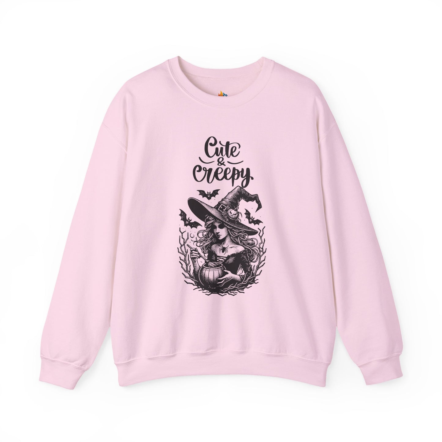 Cute &  Creepy Halloween Sweatshirt, Unisex Crewneck, Fall Season Outfit, Cozy Fall Gift, Halloween Gift