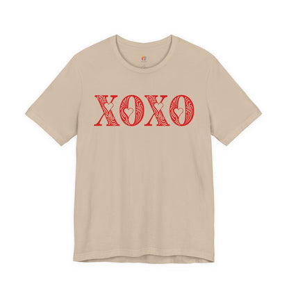 XOXO T-Shirt, Valentine’s Day T-shirt, Cute Valentine Shirt, Love Graphic Tee, Unisex Valentine Outfit, Gift for Him or Her, Romantic Holiday Tee