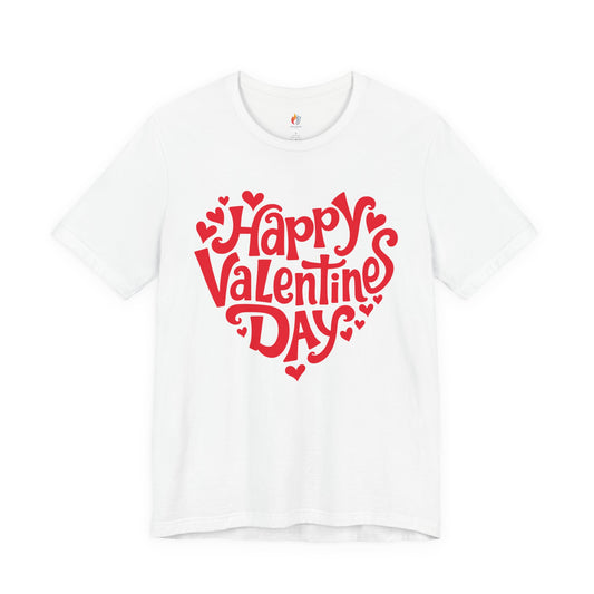 Happy Valentines Day T-Shirt, Valentine’s Day T-shirt, Cute Valentine Shirt, Love Graphic Tee, Unisex Valentine Outfit, Gift for Him or Her, Romantic Holiday Tee