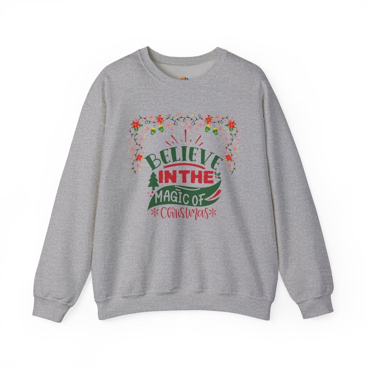 Believe in the Magic of Christmas, Christmas Sweatshirt, Unisex Crewneck, Holiday Season Outfit, Winter Sweatshirt