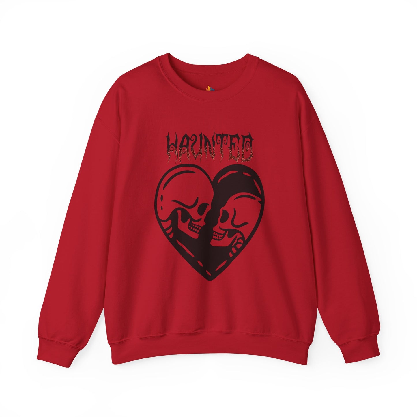 Haunted Sweatshirt, Unisex Crewneck, Fall Season Outfit, Cozy Fall Gift, Halloween Gift