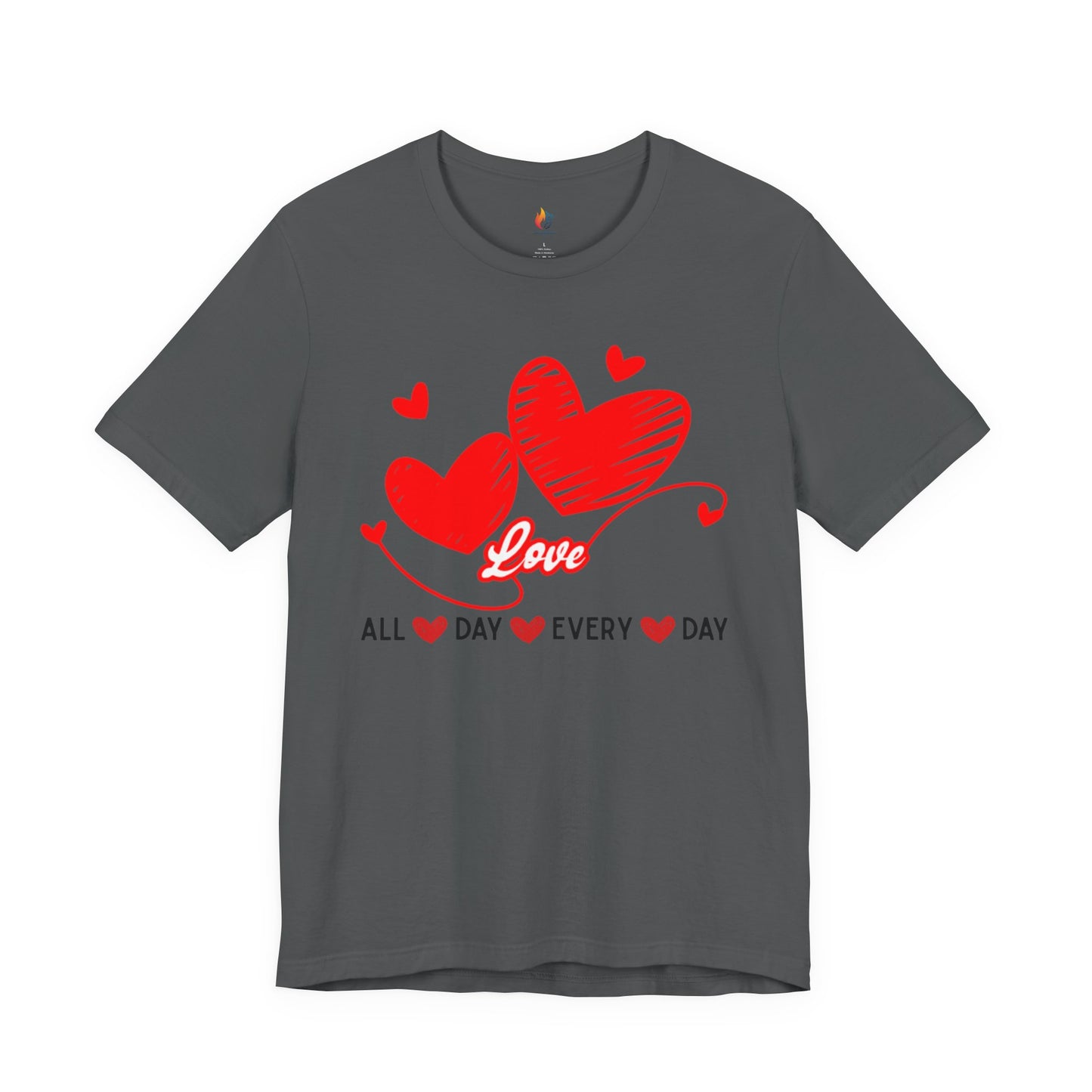 Love T-Shirt, Valentine’s Day T-shirt, Cute Valentine Shirt, Love Graphic Tee, Unisex Valentine Outfit, Gift for Him or Her, Romantic Holiday Tee