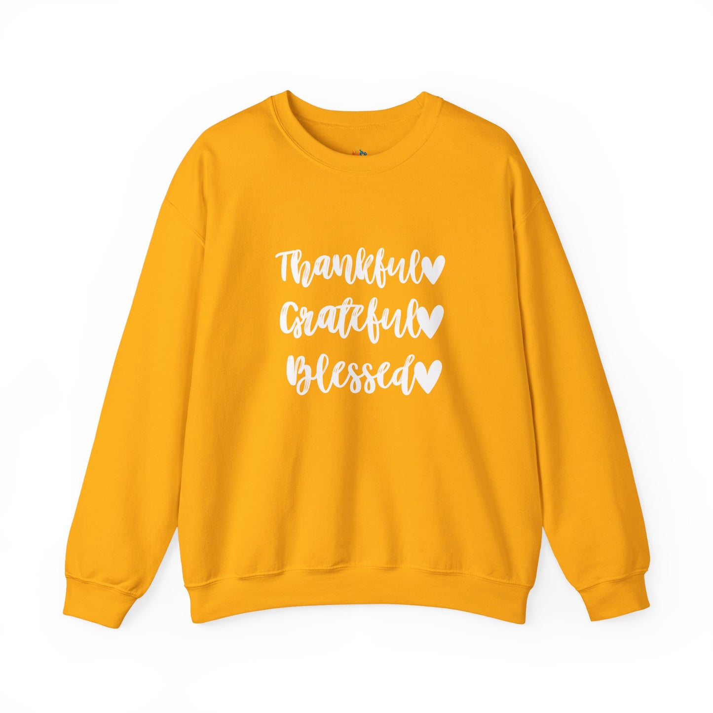 Thankful, Grateful, Blesses - Thanksgiving Sweatshirt, Unisex Crewneck, Fall Season Outfit, Cozy Fall Gift