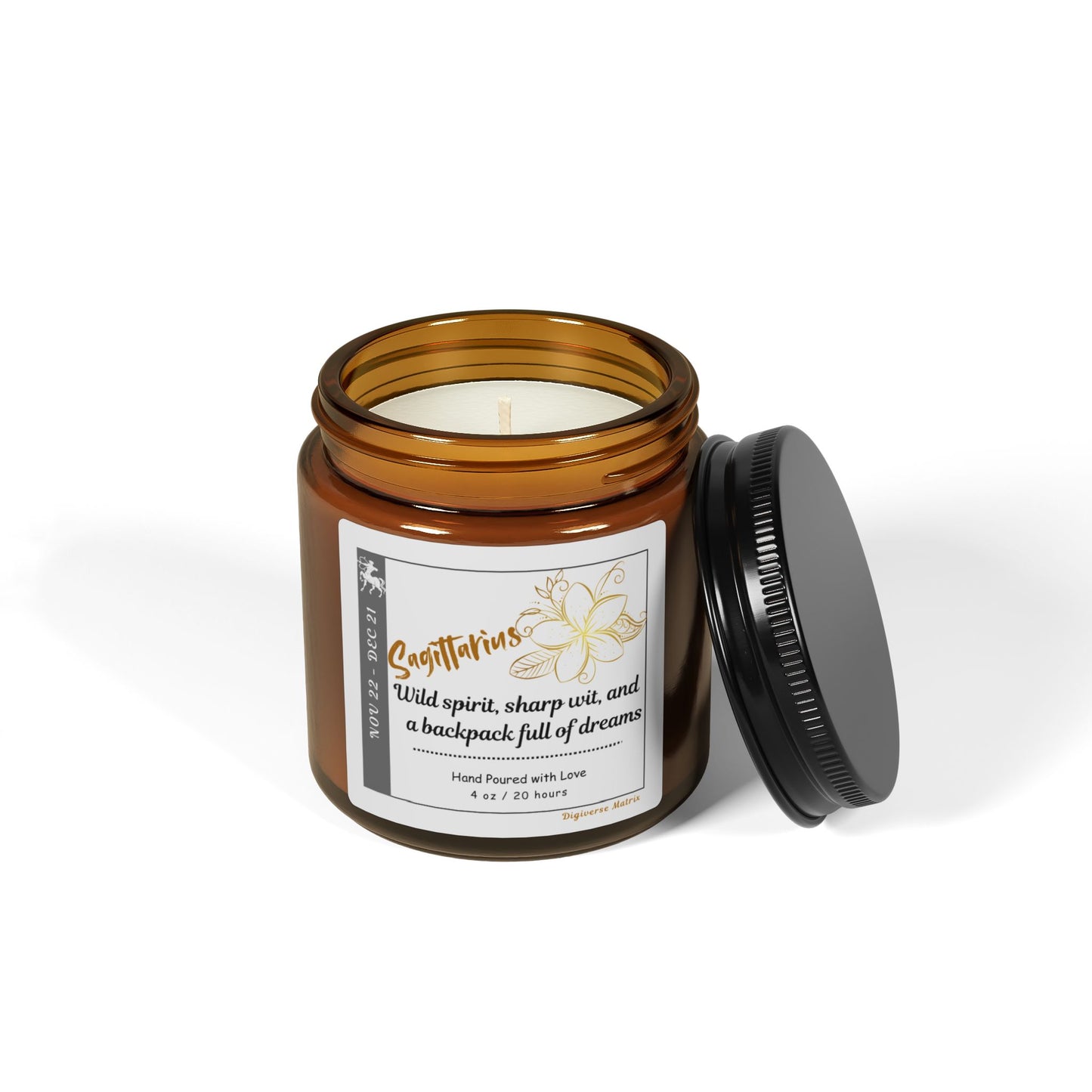 Sagittarius Candle, Zodiac Candle Collection, Astrology-Inspired Candles, Horoscope Gifts