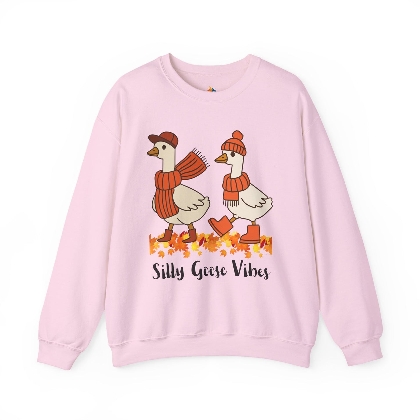 Silly goose vibes Sweatshirt, Unisex Crewneck, Funny Fall Apparel, Cozy Fall Gift