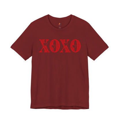 XOXO T-Shirt, Valentine’s Day T-shirt, Cute Valentine Shirt, Love Graphic Tee, Unisex Valentine Outfit, Gift for Him or Her, Romantic Holiday Tee
