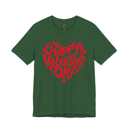 Happy Valentines Day T-Shirt, Valentine’s Day T-shirt, Cute Valentine Shirt, Love Graphic Tee, Unisex Valentine Outfit, Gift for Him or Her, Romantic Holiday Tee