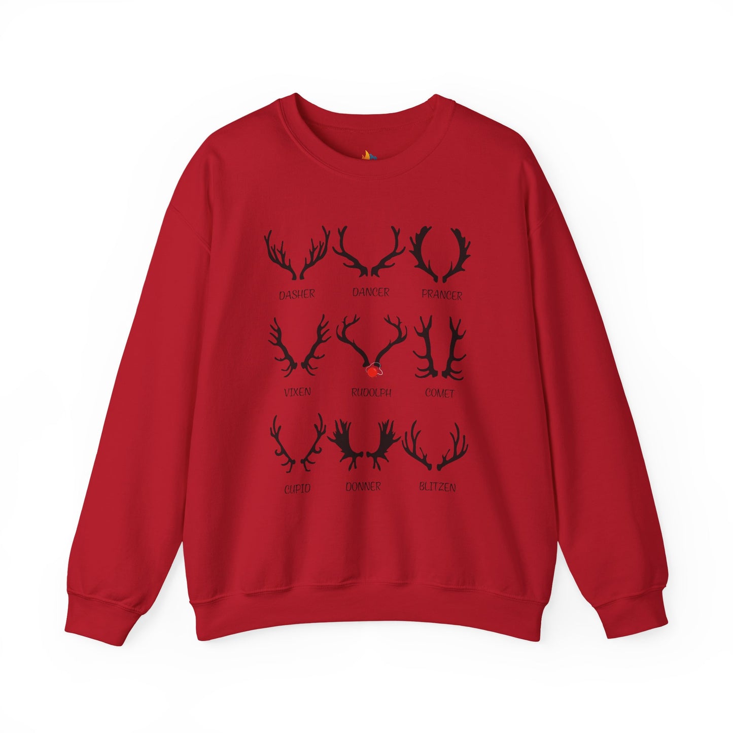 Reindeer, Christmas Sweatshirt, Unisex Crewneck, Holiday Season Outfit, Winter Sweatshirt