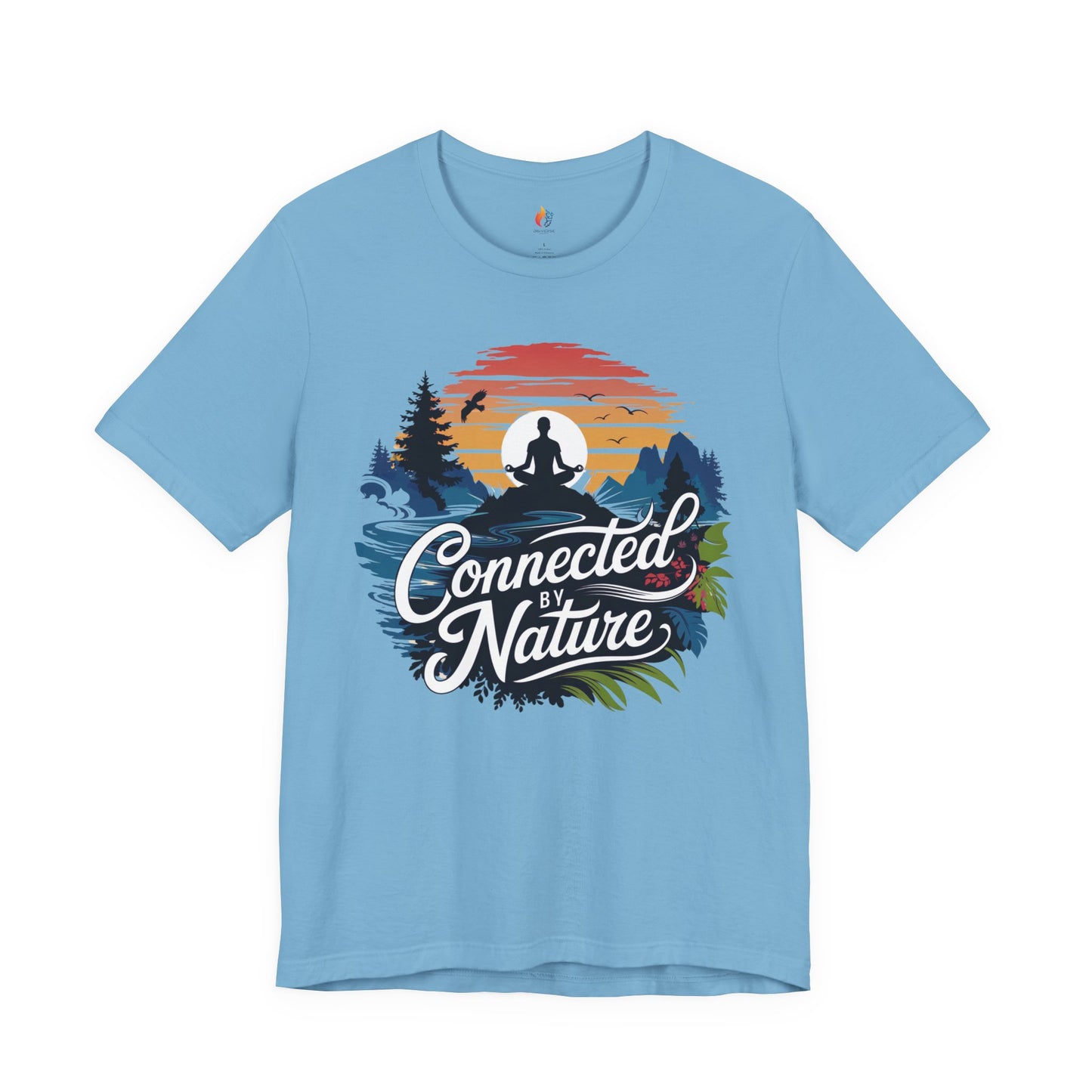 Connected by Nature T-Shirt, Graphic Tee, Gift for Nature lovers, Womens Nature Tee,Mens Nature Tee, Environmentalist Tee, Gifts for Campers
