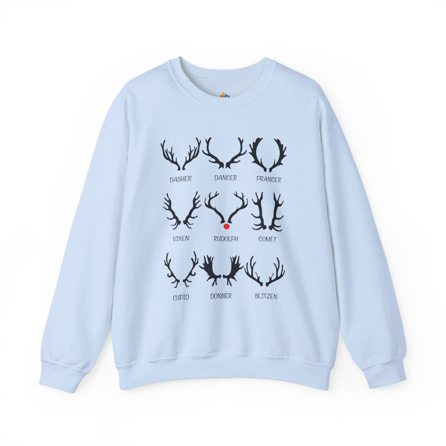 Reindeer, Christmas Sweatshirt, Unisex Crewneck, Holiday Season Outfit, Winter Sweatshirt