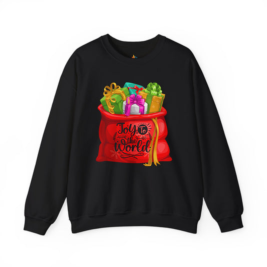 Joy to the whole world, Christmas Sweatshirt, Unisex Crewneck, Holiday Season Outfit, Winter Sweatshirt