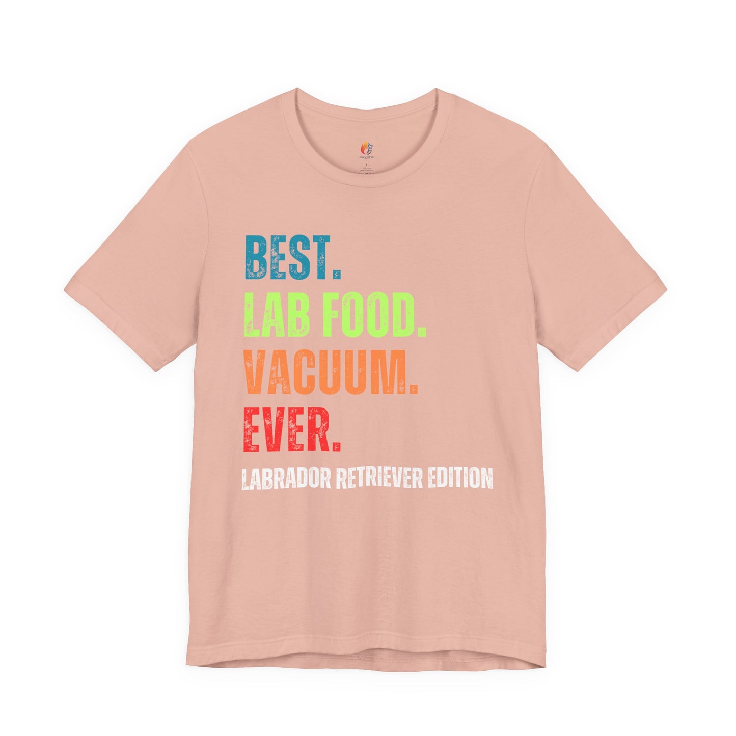 Labrador Dog Lover T-Shirt - "Best Lab Food Vacuum Ever" Graphic Tee