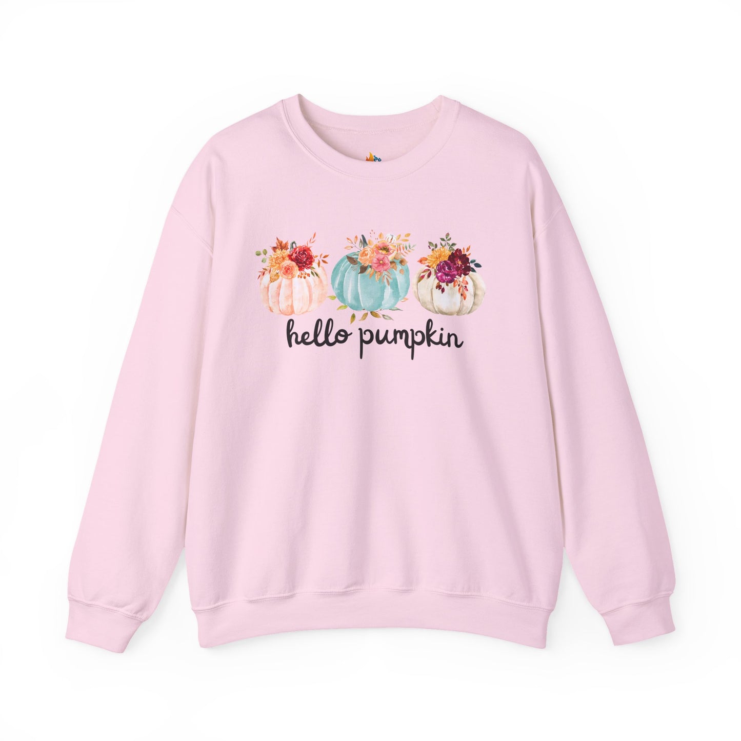 Hello Pumpkin Sweatshirt, Unisex Crewneck, Fall Season Outfit, Cozy Fall Gift, Halloween gift