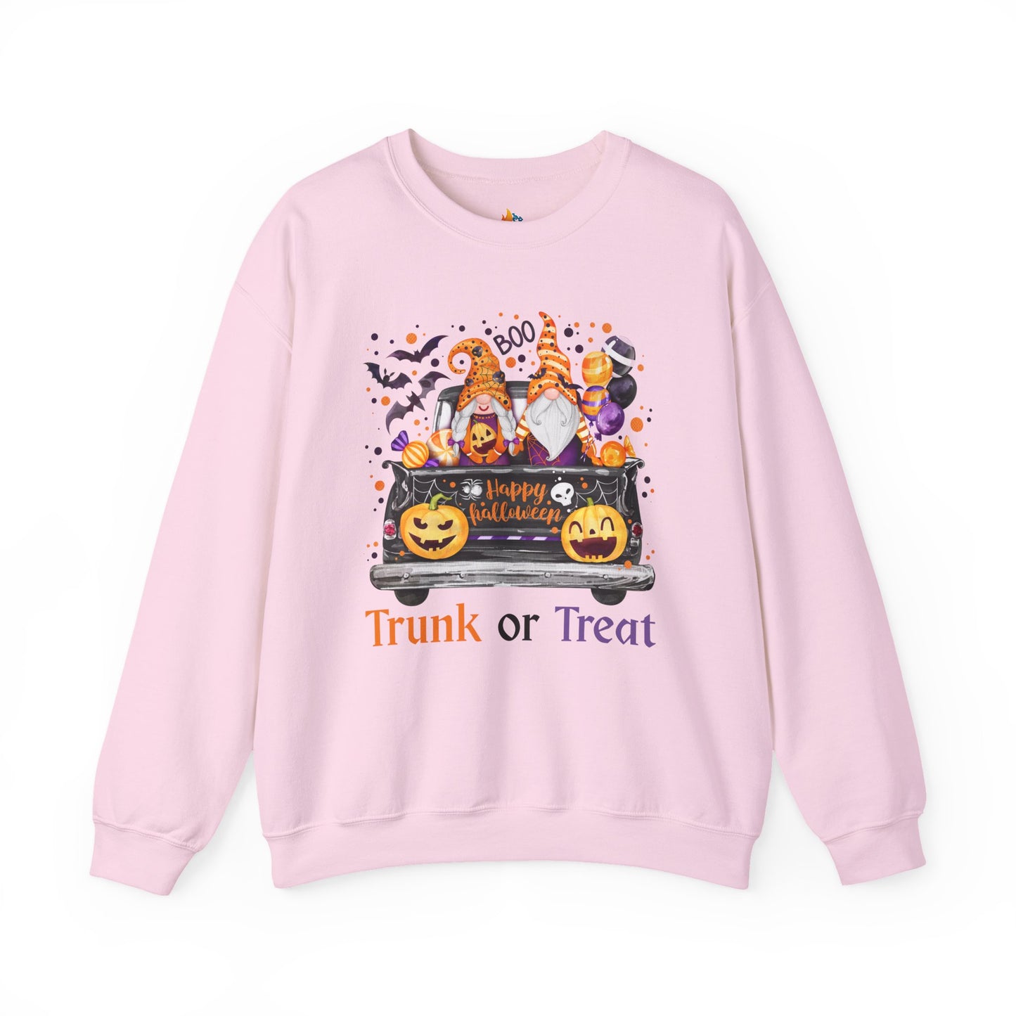 Halloween Trunk or Treat Sweatshirt, Unisex Crewneck, Funny Halloween Apparel, Spooky Season Outfit, Cozy Fall Gift, Spooky Cute, Retro Halloween Gift