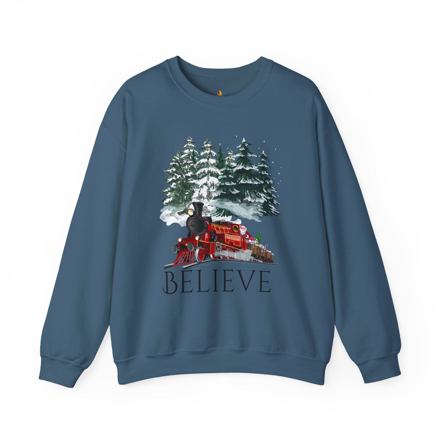 Believe, Christmas Sweatshirt, Unisex Crewneck, Holiday Season Outfit, Winter Sweatshirt