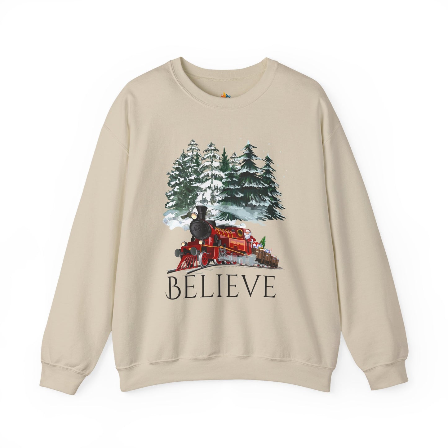 Believe, Christmas Sweatshirt, Unisex Crewneck, Holiday Season Outfit, Winter Sweatshirt