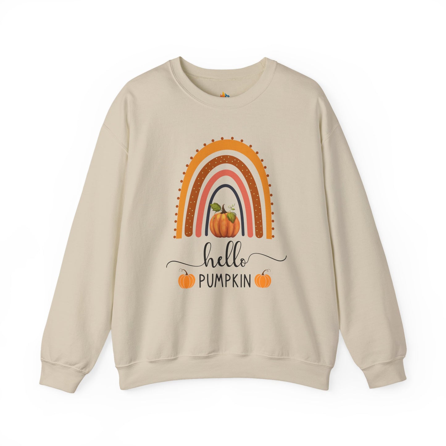 Hello Pumpkin Sweatshirt, Unisex Crewneck, Fall Season Outfit, Cozy Fall Gift