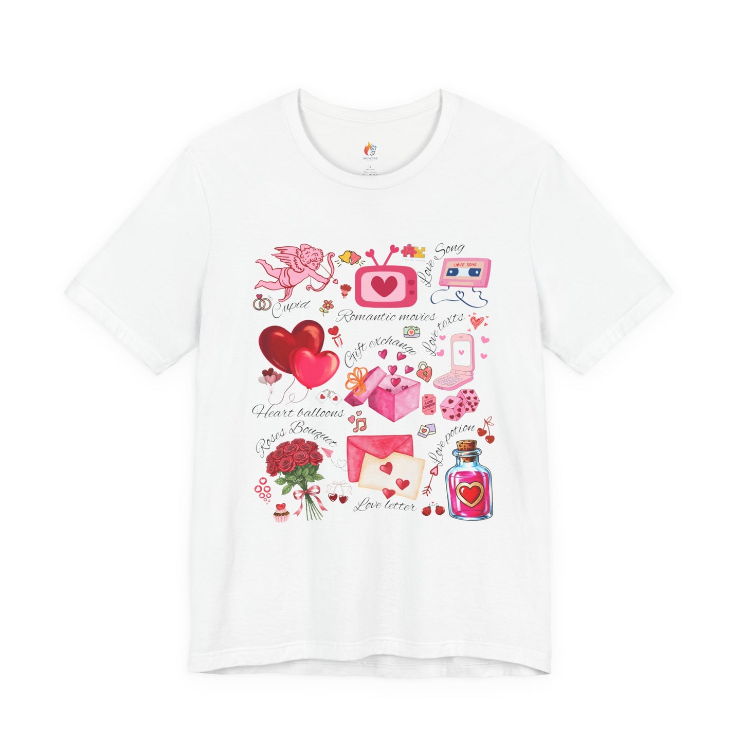 Valentine’s Day T-shirt, Cute Valentine Shirt, Love Graphic Tee, Unisex Valentine Outfit, Gift for Him or Her, Romantic Holiday Tee