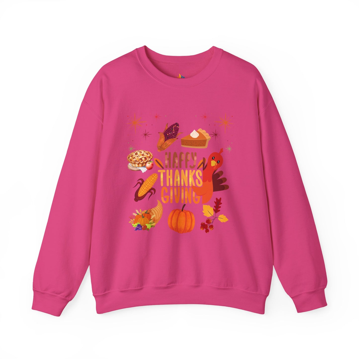 Happy Thanksgiving Sweatshirt, Unisex Crewneck, Fall Season Outfit, Cozy Fall Gift