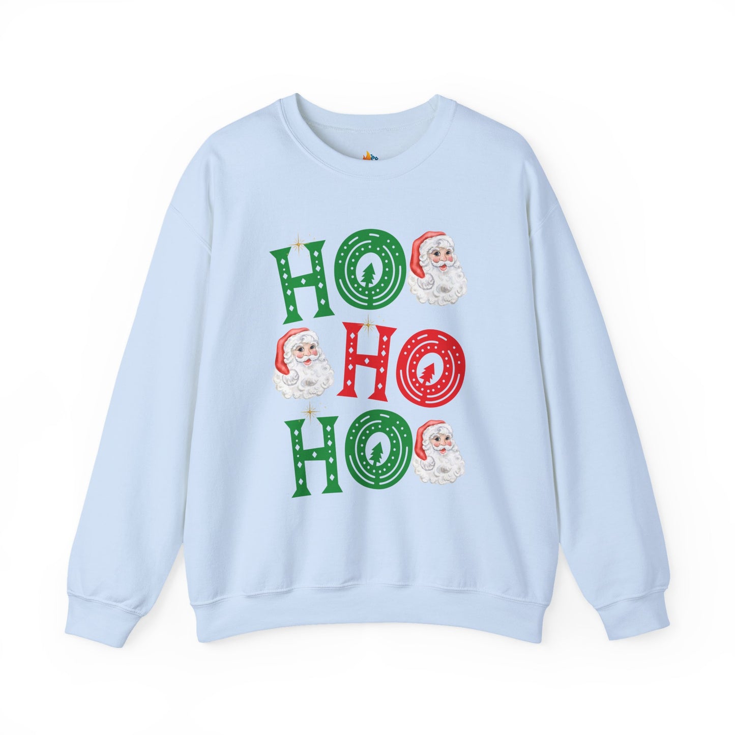 Ho Ho Ho, Christmas Sweatshirt, Unisex Crewneck, Holiday Season Outfit, Winter Sweatshirt
