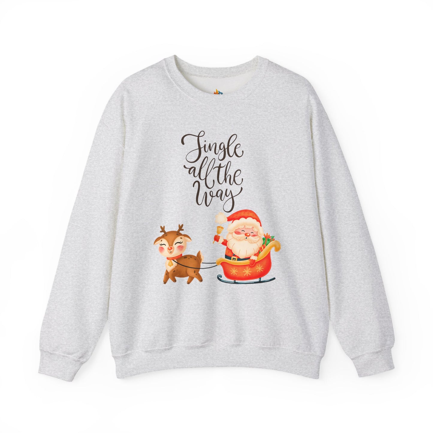 Jingle all the way, Christmas Sweatshirt, Unisex Crewneck, Holiday Season Outfit, Winter Sweatshirt