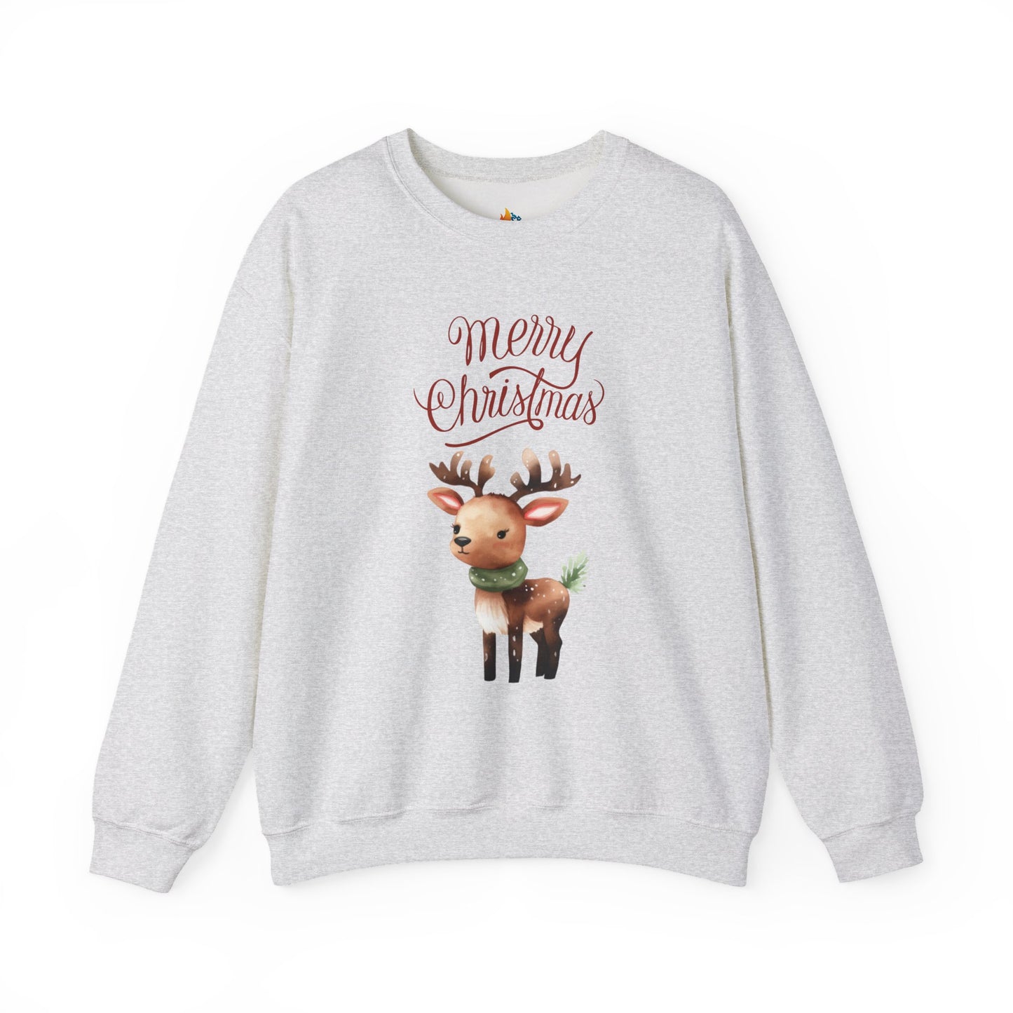 Deer, Merry Christmas Sweatshirt, Unisex Crewneck, Holiday Season Outfit, Winter Sweatshirt