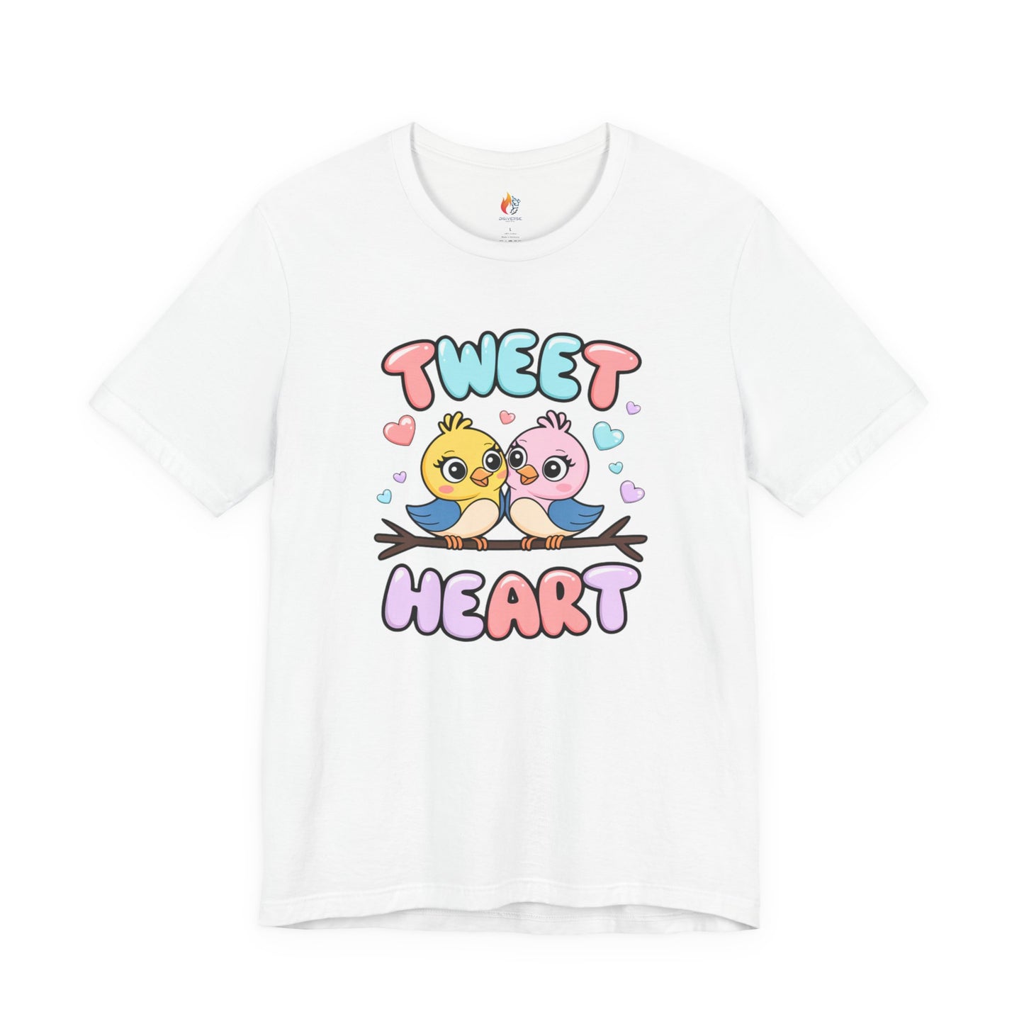 Tweet Heart T-Shirt, Valentine’s Day T-shirt, Cute Valentine Shirt, Love Graphic Tee, Unisex Valentine Outfit, Gift for Him or Her, Romantic Holiday Tee