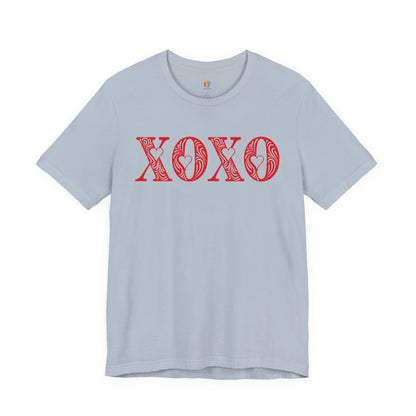XOXO T-Shirt, Valentine’s Day T-shirt, Cute Valentine Shirt, Love Graphic Tee, Unisex Valentine Outfit, Gift for Him or Her, Romantic Holiday Tee