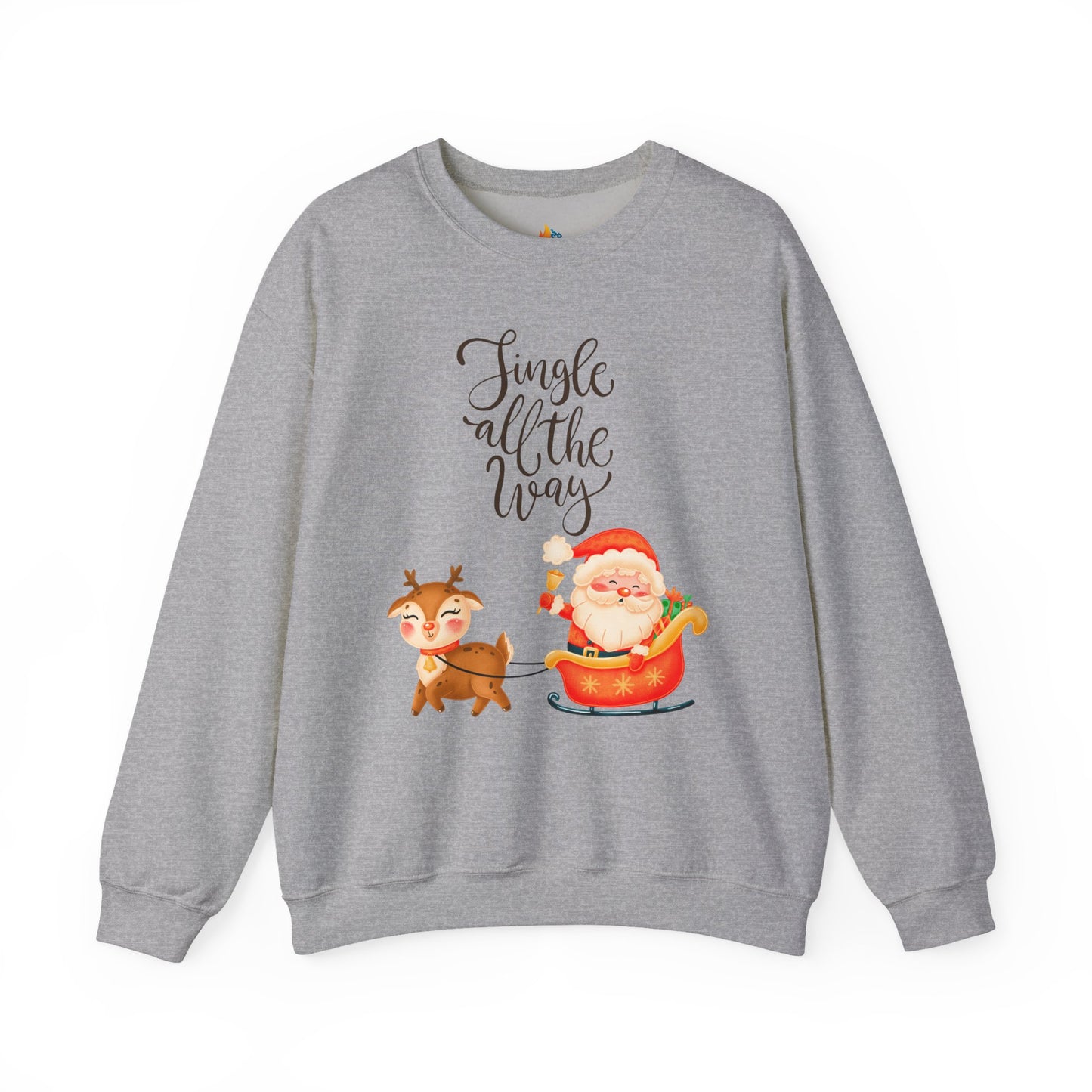 Jingle all the way, Christmas Sweatshirt, Unisex Crewneck, Holiday Season Outfit, Winter Sweatshirt
