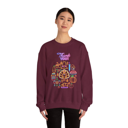 Thanksgiving Sweatshirt, Unisex Crewneck, Fall Season Outfit, Cozy Fall Gift